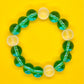 Green and Blue Beads Bracelet