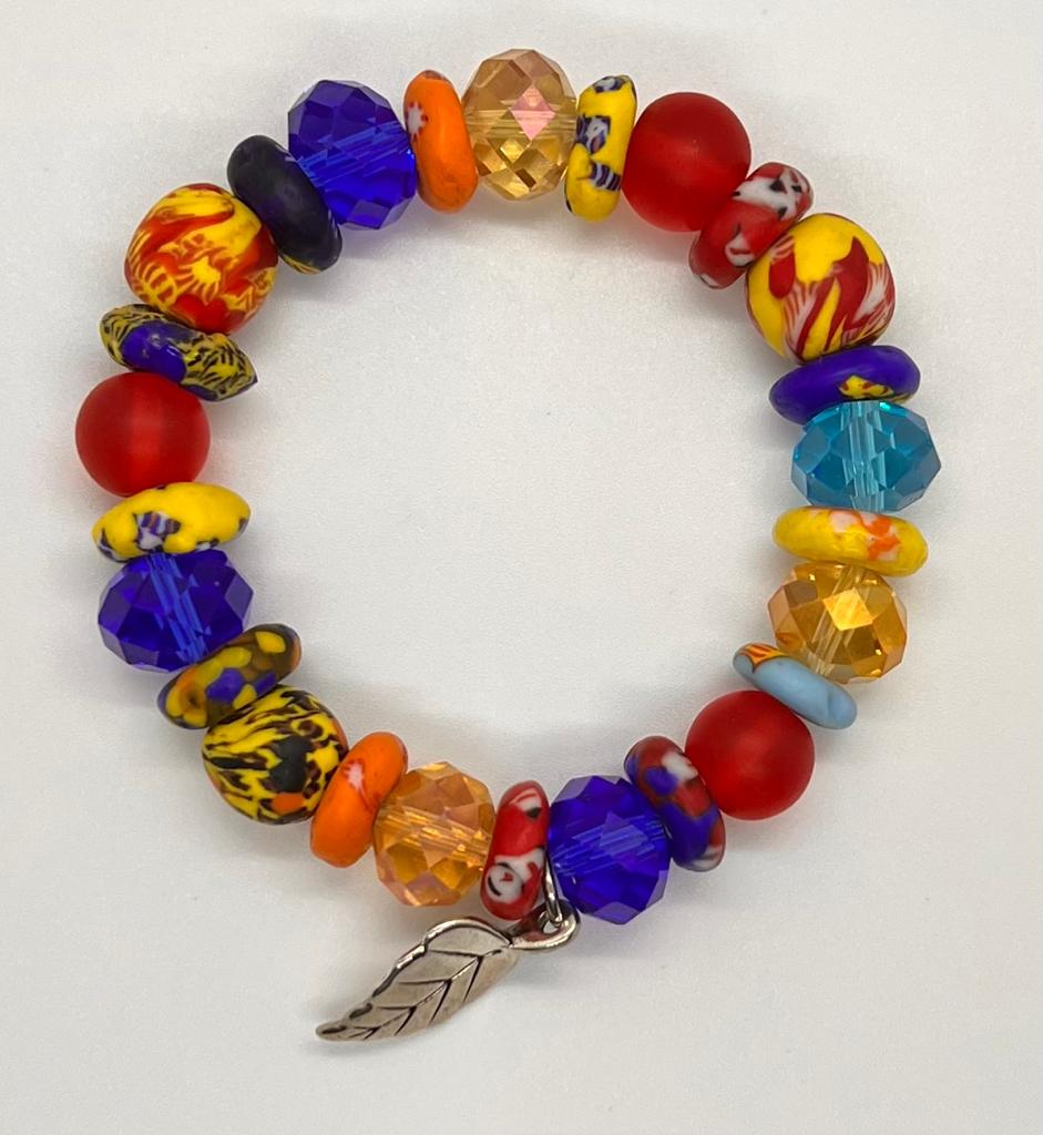 Vibrant Crystal Beads Bracelet