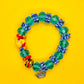 Green and Blue Beads Bracelet