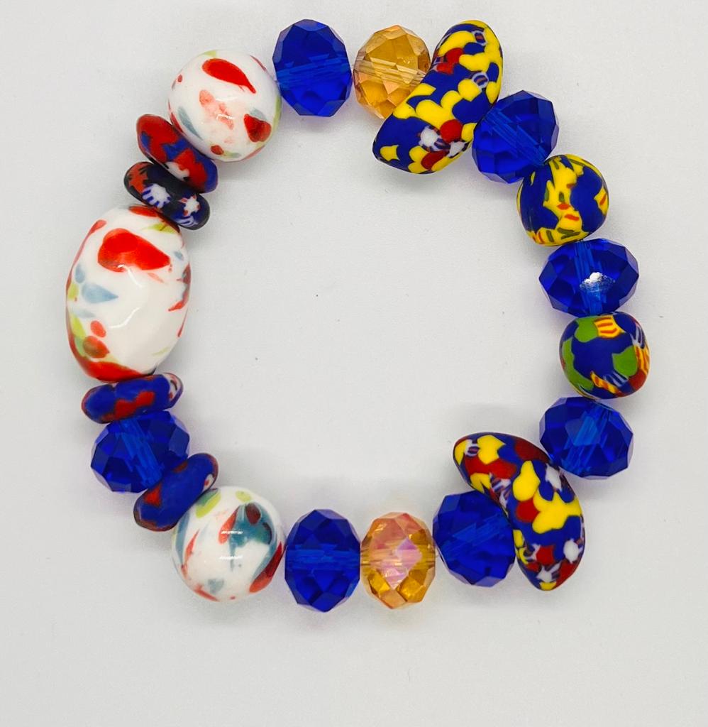 Precious Colors Crystal Beads Bracelet