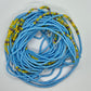 Blue and Gold Waist Beads