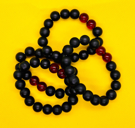 African Black Beads Bracelet