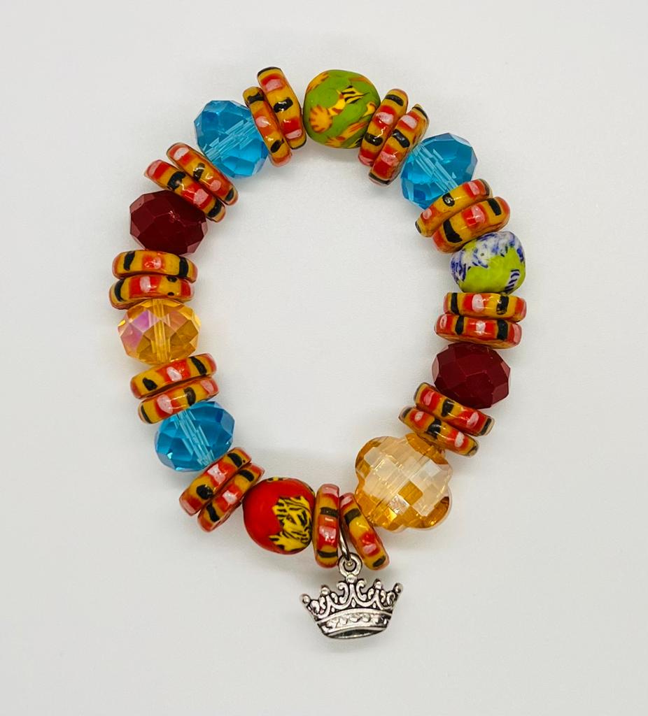 Vibrant Crystal Beads Bracelet