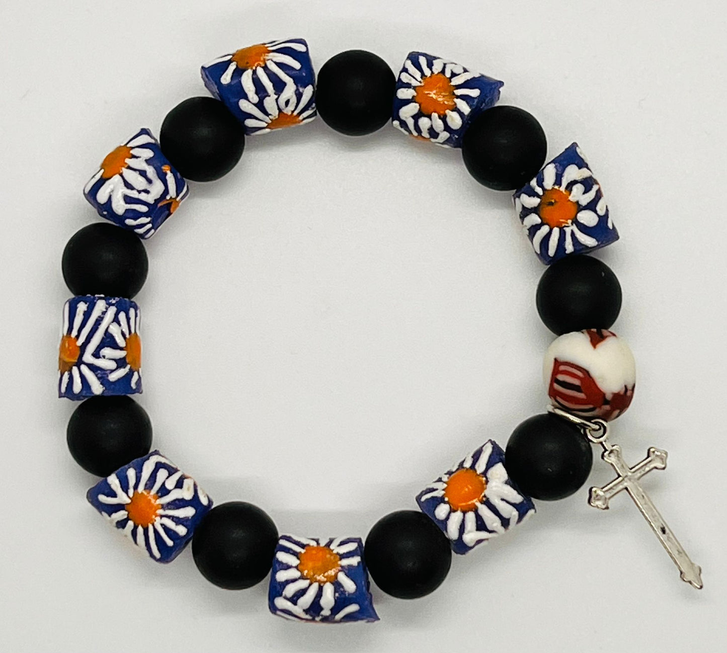 Multi-Color Africa Beads Bracelet