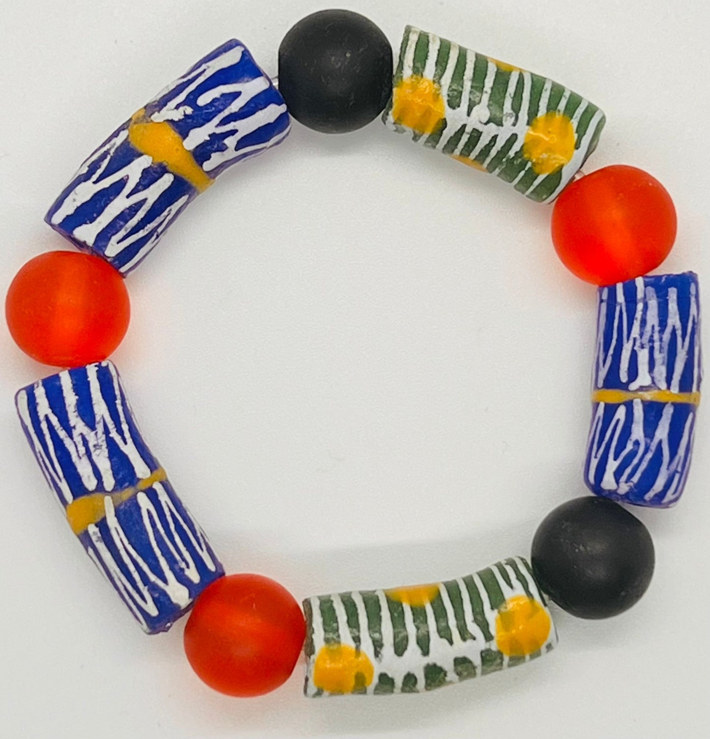 Multi-Color Africa Beads Bracelet