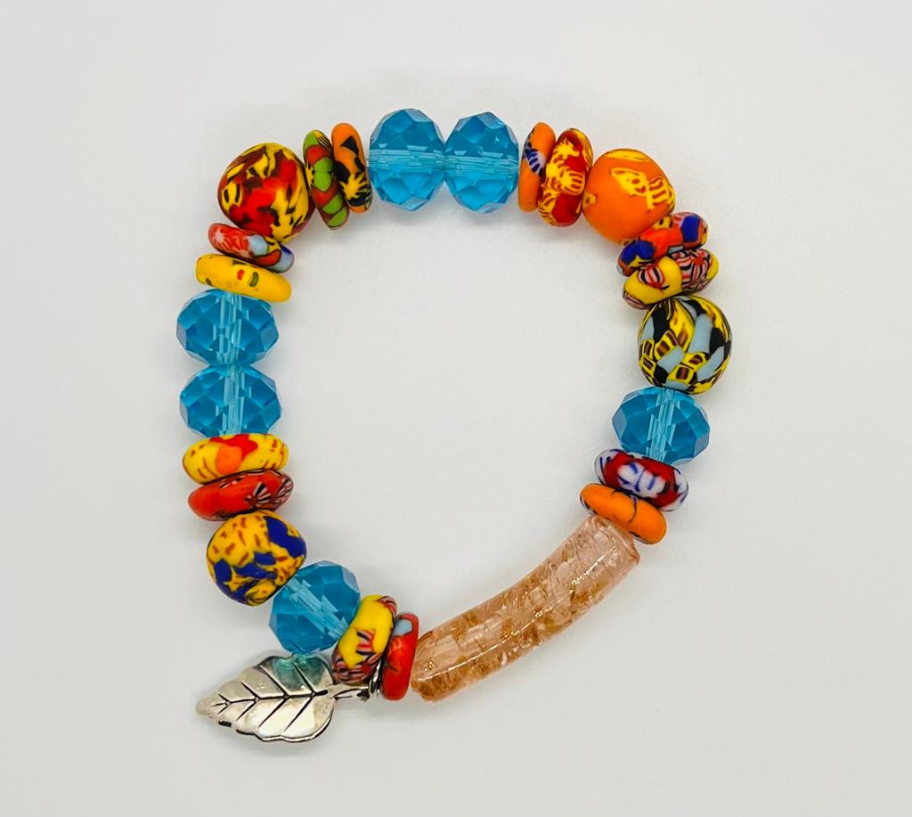 Vibrant Crystal Beads Bracelet