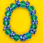 Green and Blue Beads Bracelet