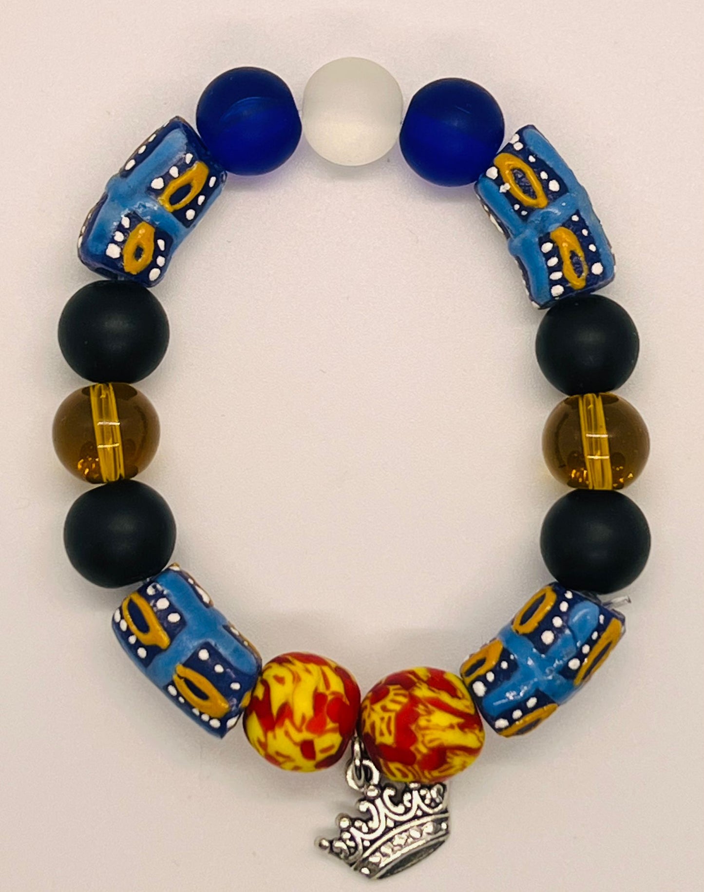 Multi-Color Africa Beads Bracelet