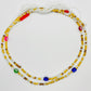 Gold and Blue Waist beads